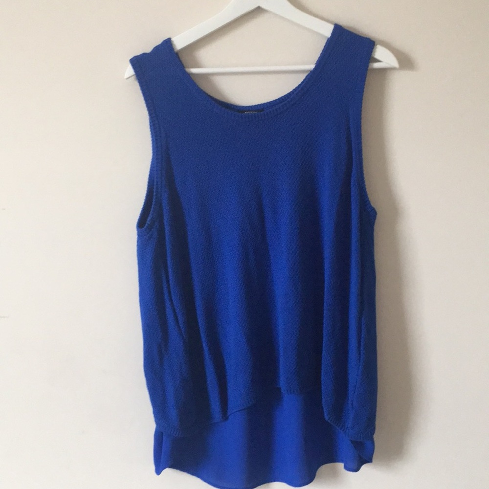 Apt 9 tank in vibrant blue